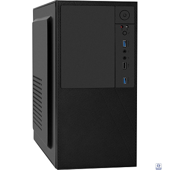 Exegate EX298005RUS Корпус Minitower BAA-308U2-AAA350 (mATX, БП AAA350 с вент. 8см, 1*USB+2*USB3.0, HD Audio, черный)