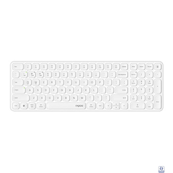Клавиатура, Rapoo, E9310M, Ультра-тонкая, Беспроводная 2.4ГГц, Bluetooth3.0, белый