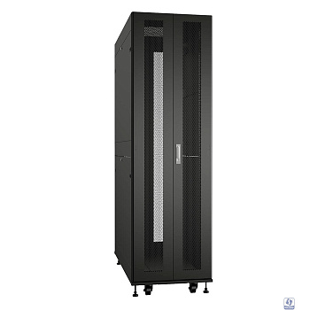 Cabeus ND-SC-42U60/120-BK Шкаф серверный телекоммуникационный 19" напольный для распределительного и серверного оборудования 42U 600x1200mm передняя и задняя двойные перфорированные двери, ручки с зам