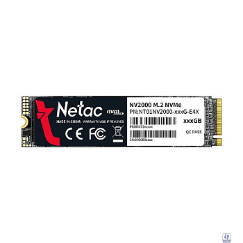 Накопитель SSD Netac PCI-E 3.0 512Gb NT01NV2000-512-E4X NV2000 M.2 2280