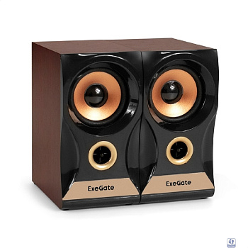 ExeGate Maestro SPS-590 (Активная, питание 220В, 2х3Вт, 30-18000Гц, цвет темное дерево, Color Box)
