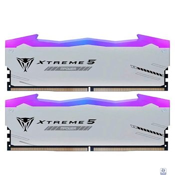 Память DDR5 2x16GB 6000MHz Patriot PVXR532G60C30KM Viper Xtreme 5 RGB RTL Gaming PC5-48000 CL30 DIMM 288-pin 1.35В с радиатором Ret