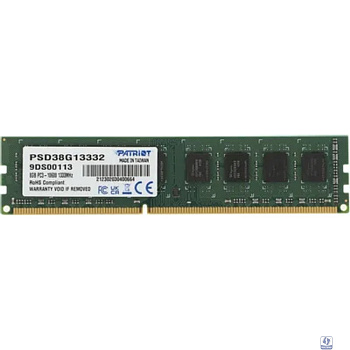 Patriot DDR3 DIMM 8GB (PC3-10600) 1333MHz PSD38G13332