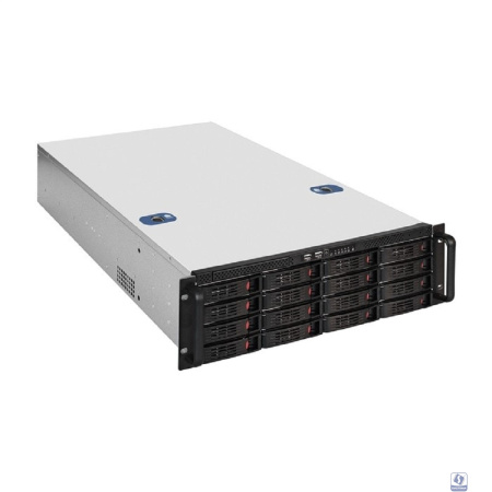 Exegate EX292421RUS Серверная платформа ExeGate Pro 3U660-HS16 <RM 19", высота 3U, глубина 660, Redundant БП 2x1000W, 16xHotSwap, USB>