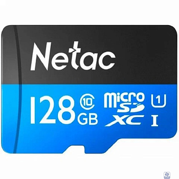 Micro SecureDigital 128GB Netac microSDHC Class10 NT02P500STN-128G-R P500 + adapter