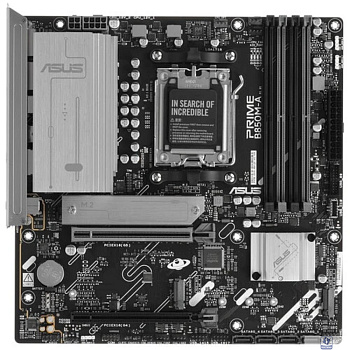 Материнская плата mATX ASUS PRIME B850M-A-CSM (AM5, AMD B850, 4*DDR5, 4*SATA, 3*M.2, 4*USB 3.2, 4*USB 2.0, 4*PCIe, 2*DP, HDMI)