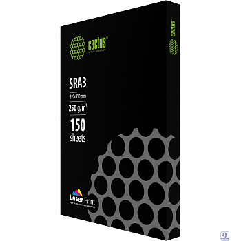 Бумага Cactus CS-LPSRA3250150 SRA3/250г/м2/белый/150л. CIE170% для лазерной печати