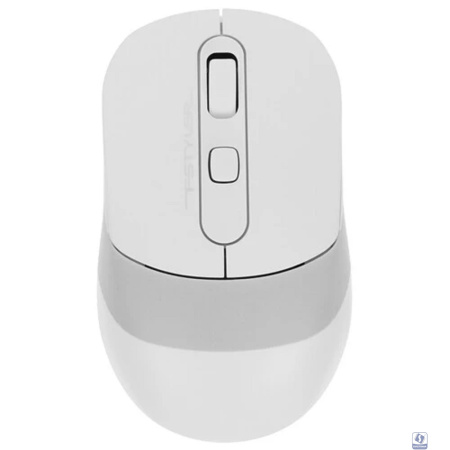 Мышь A4Tech Fstyler FB10C белый/серый оптическая (2400dpi) беспроводная BT/Radio USB (4but) [1583792]