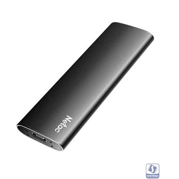 Netac Portable SSD 2TB Z SLIM Black USB 3.2 Gen 2 Type-C External, NT01ZSLIM-002T-32BK