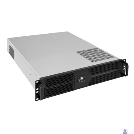 Exegate EX298452RUS Серверный корпус ExeGate Pro 2U550-04 <RM 19", высота 2U, глубина 550, БП 2U-500ADS, 2*USB>