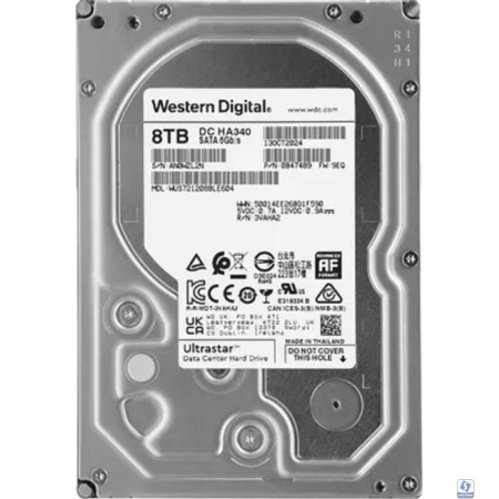 8Tb WD Ultrastar DC HA340 8TB <WUS721208BLE604> SATA3 3.5"