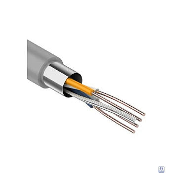 PROconnect (01-0121-3) Кабель витая пара омедненный F/UTP, CCA, CAT 5e, PVC, 2PR, 24AWG, INDOOR, SOLID, серый, 305м