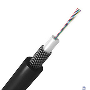 Cabeus STW-9-01x08-ARM-SW-PE-OUT Кабель волоконно-оптический 9/125 одномодовый, 8 волокна, loose tube, бронированный стальными проволоками, для внешней прокладки, в грунт (-40C ~ +70), PE, черный