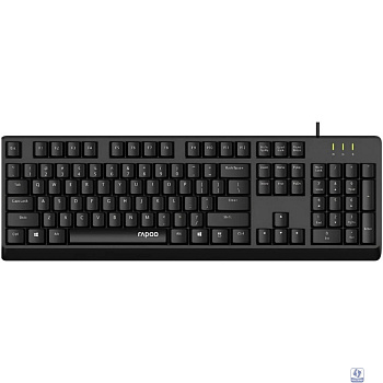 Клавиатура Rapoo, NK1900, USB, Чёрный
