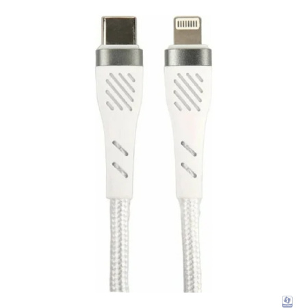 PERFEO Кабель USB C вилка - Lightning вилка, 60W, белый, длина 1 м., POWER (C1004)