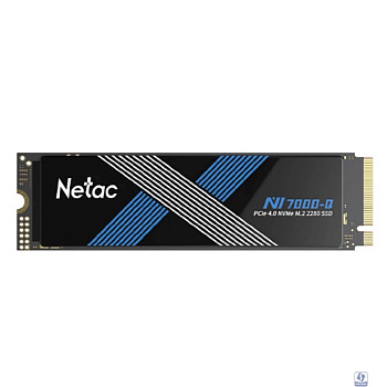 Netac NV7000Q 1Tb [NT01NV7000Q-1T0-E4X] M.2 2280, PCI-E 4.0 x4, 3D NAND, 7100/6200MBs, NVMe 1.4, 640TBW, с радиатором