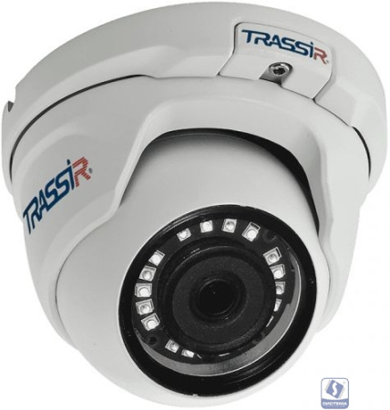 Камера видеонаблюдения IP Trassir TR-D4S5 v2,  1440р,  2.8 мм,  белый