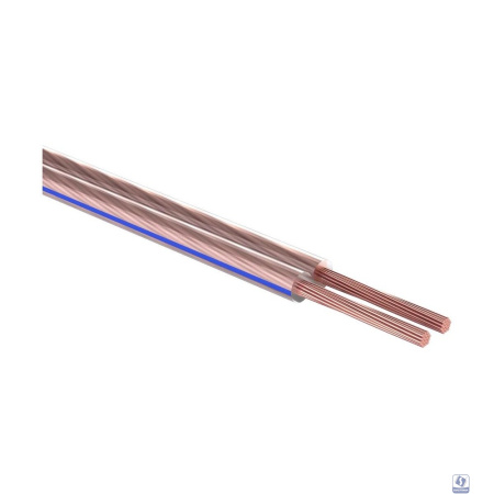 Rexant 01-6208-3-10 Кабель акустический, 2х2.50 мм2, прозрачный BLUELINE, 10 м. 