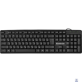 Defender Клавиатура  Element HB-520 Black USB [45522] 