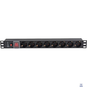 5bites PDU819A-07 Блок розеток  8S / AL / SWITCH / 1U / 19"