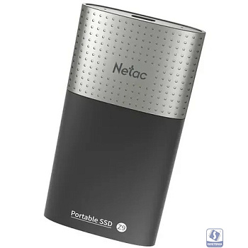 Netac Portable SSD 2TB Z9 <NT01Z9-002T-32BK> (USB3.2, up to 550/480MBs, 90х47.5х11.5mm, Aluminium+Plastic)