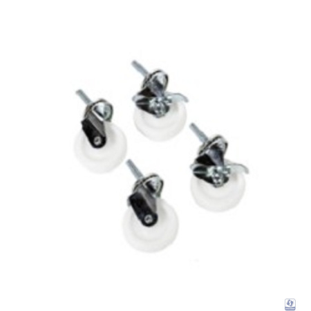 ЦМО Комплект роликов 3"*1" для стоек СТК, 4 шт., с тормозом 2 шт. бывш. СТК-50 (СТК-ШТК-Э-50) 