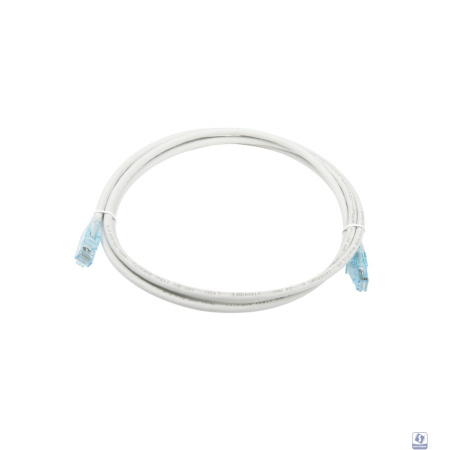 Hyperline PC-LPM-UTP-RJ45-RJ45-C6a-2M-LSZH-GY Патч-корд U/UTP, Cat.6a, 10G, LSZH, 2 м, серый