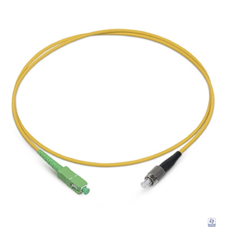 Cabeus FOP(s)-9-SC/APC-FC/UPC-10m Шнур оптический simplex SC/APC-FC/UPC 9/125 sm 10м LSZH