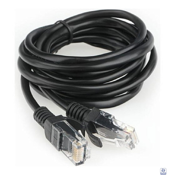 Гарнизон PC-UTP-5e-2-BK кат.5e, Патч-корд UTP 2м, литой, многожильный (чёрный)