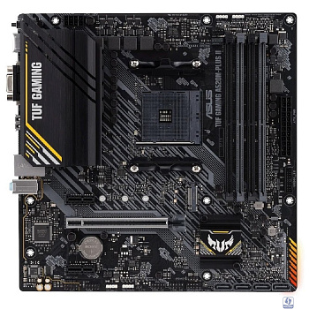 ASUS TUF GAMING A520M-PLUS II Soc-AM4 AMD A520 4xDDR4 mATX AC`97 8ch(7.1) GbLAN RAID+VGA+HDMI+DP