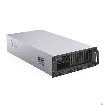 Procase G4-485-10D31-4NVME-R Корпус 4U Rack GPU case, 10 GPU PCIE 4.0 (31slot) 4 NVME hotswap HDD 4*MiniSAS HD(8643), черный, плата блока питания 4+1 CRPS (без модулей), до 3200вт/модуль, глубина 850м