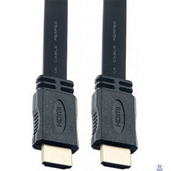 PERFEO Кабель HDMI A вилка - HDMI A вилка, плоский, ver.1.4, длина 2 м. (H1302)