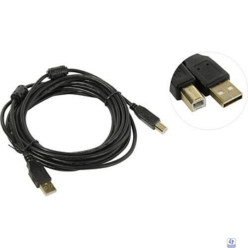 5bites UC5010-050A Проф. кабель EXPRESS USB2.0 / AM-BM / FERRITES / 5M / BLACK