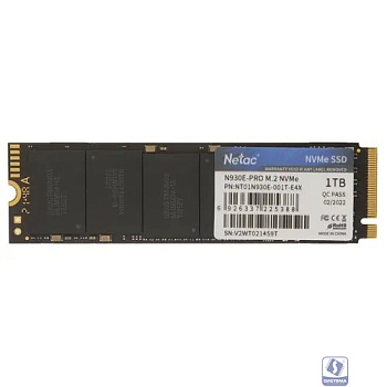 Твердотельный накопитель Netac N930E Pro PCIe 3 x4 M.2 2280 NVMe 3D NAND SSD 1TB, NT01N930E-001T-E4X