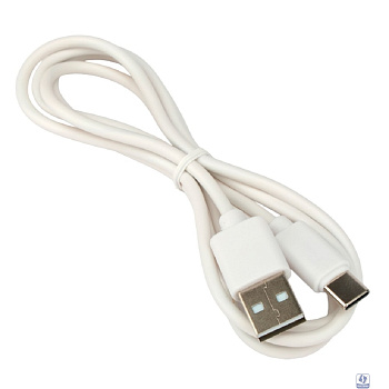 Гарнизон Кабель USB2.0 AM/Type-C, медь,1м, белый, пакет (GCC-USB2-AMCM-1M-W)