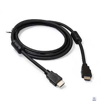 Exegate EX287723RUS Кабель HDMI ExeGate EX-CC-HDMI2-1.8F (19M/19M, v2.0, 1,8м, 4K UHD, Ethernet, ферритовые кольца, позолоченные контакты)