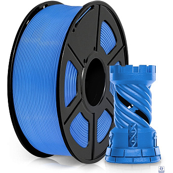 Пластик для принтера 3D Cactus CS-3D-ABS-1KG-BLUE ABS d1.75мм 1кг L380м 1цв.