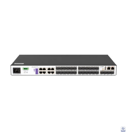 SNR SNR-S3850G-24FX Управляемый коммутатор уровня 3, 16 портов 100/1000Base-X SFP, 8 портов Combo 10/100/1000Base-T|100/1000Base-X SFP, 4 порта 1/10G SFP+, RPS 12V DC