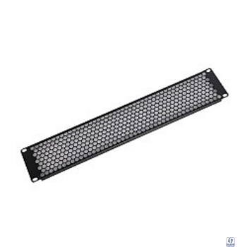 ЦМО Фальшпанель в шкаф 19" 2U перфорированная, цвет черный (ФП-2.4-9005)