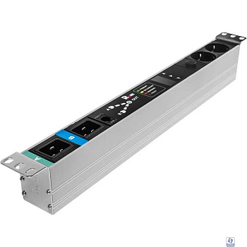ЦМО Блок розеток Rem-16 с АВР, 1x16A, 2S, подкл к контроллеру R-2MC по Modbus, вход 2xC20 R-16-2S-T-440
