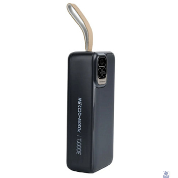Perfeo Powerbank Atomic Age 30000 mAh/LED дисплей/PD + QC 3.0/Type-C/2 USB/Выход: 5A, max 22.5WBlack (PF_E1478)