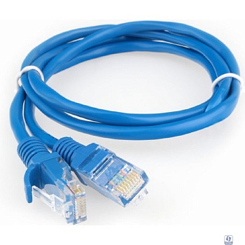 Гарнизон PC-UTP-5e-1-B кат.5e, Патч-корд UTP 1м, литой, многожильный (синий)