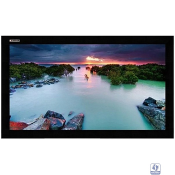Lumien Cinema Home LCH-100130 232x400 см (раб.область 216x384 см) (174") Matte White алюминиевая рама обтянутая черным бархатом 16:9 (2 места)