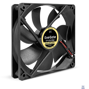 Exegate EX295246RUS Вентилятор 12В DC ExeGate ExtraPower EP12025BM (120x120x25 мм, 2-Ball (двойной шарикоподшипник), Molex, 1850RPM, 30dBA)