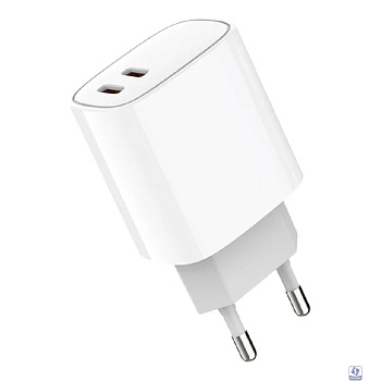 Rexant (18-2210) Сетевое зарядное устройство с двумя портами USB-C + USB-C, 20Вт 