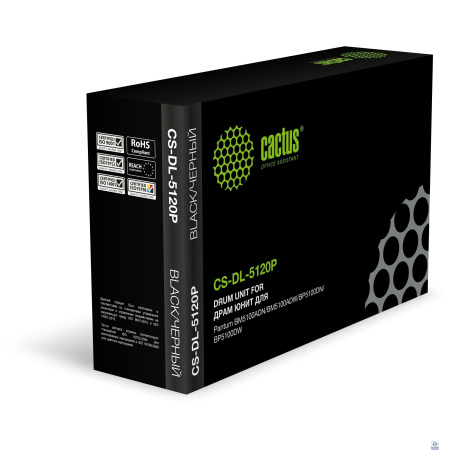 Блок фотобарабана Cactus CS-DL-5120P DL-5120 черный ч/б:30000стр. для BM5100ADN/BM5100ADW/BP5100DN/BP5100DW Pantum