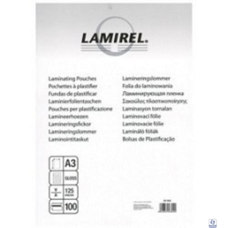 Lamirel Пленка для ламинирования CRC-78659/01 (А3, 125мкм, 100 шт.)