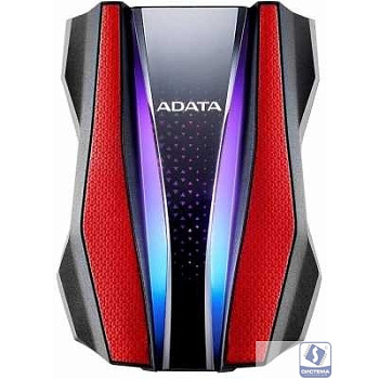 A-Data Portable HDD 1TB HD770G, 2,5" , USB 3.2, противоударный, водонепроницаемый, красный