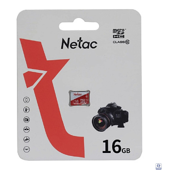 Micro SecureDigital 16GB Netac P500 ECO <NT02P500ECO-016G-S>  (без SD адаптера)