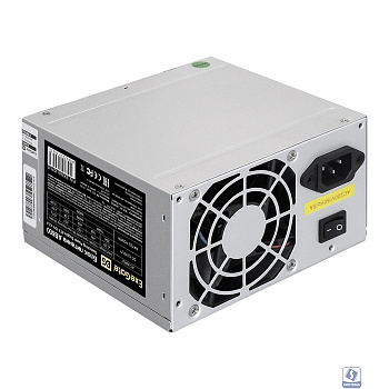 Exegate EX292142RUS-PC Блок питания 600W ExeGate AB600 (ATX, PC, 8cm fan, 24pin, 4+4pin, PCI-E, 3xSATA, 2xIDE, кабель 220V в комплекте)